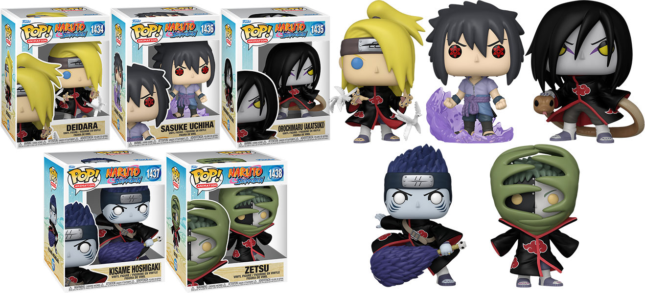 NARUTO: Akatsuki Pop! Vinyl - BUNDLE SET OF 5