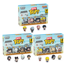 PRE-ORDER - NARUTO - TEAMS Bitty Pop! Vinyl Figure 4-Pack - BUNDLE (SET OF 3)