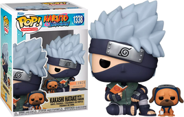 PRE-ORDER - Naruto Shippuden Kakashi with Pakkun Vinyl Figure - BOXLUNCH EXCLUSIVE
