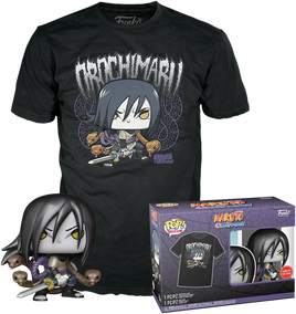 NARUTO: Orochimaru METALLIC Pop! Vinyl & Tee Box - GAMESTOP EXCLUSIVE
