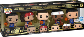 Pack de cinq figurines POP! des Denver Nuggets Funko 2023 NBA Finals Champions avec trophée - ÉDITION LIMITÉE À 5 000 PC