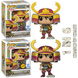 PRÉCOMMANDE - ONE PIECE - Figurine Pop! Vinyle Armored Luffy - 1 CHANCE DE POURSUITE SUR 6 - EXCLUSIVITÉ FUNKO