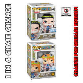 PRE-ORDER - ONE PIECE - BON CLAY POP! VINYL FIGURE - 1 IN 6 CHASE CHANCE PRE-RELEASE CHALICE EDITION