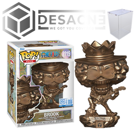 PRE-ORDER - ONE PIECE - BROOK (BRONZE) POP! VINYL - OFFICIAL FUNKO EXCLUSIVE - US IMPORTED EDITION + DESACNE HARD STACK