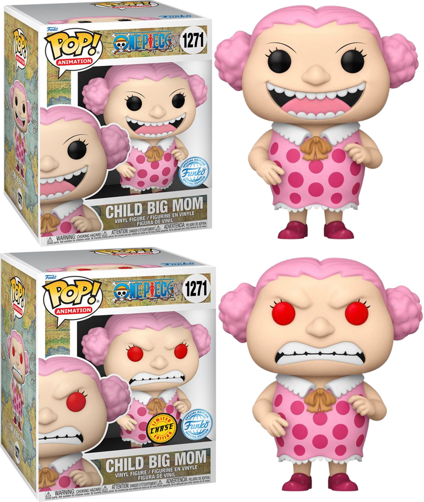 ONE PIECE - Child Big Mom Exclusive Pop! Vinyl - CHASE BUNDLE