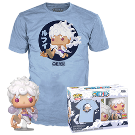 PRE-ORDER - ONE PIECE - Luffy Gear Five Pop! Vinyl Figure & Tee! - RANDOM TEE SIZE - EXCLUSIVE IMPORTS