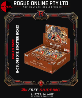 PRE-ORDER - ONE PIECE CARD GAME - [OP-17] THE WORLD'S STRONGEST WARRIORS - SEALED CASE (INCLUDES x12 BOOSTER BOXES)
