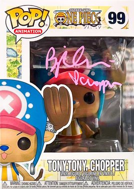 ONE PIECE: Tony Chopper Pop! Vinyl SIGNED by BRINA PALENCIA - JSA CERTIFIED