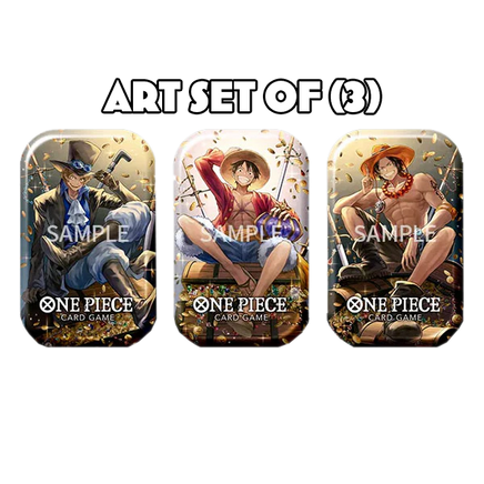 One Piece Card Game: Tin – Vol. 2 [TS-02] - ART SET OF 3 (ONE OF EACH) - Rogue Online Pty Ltd