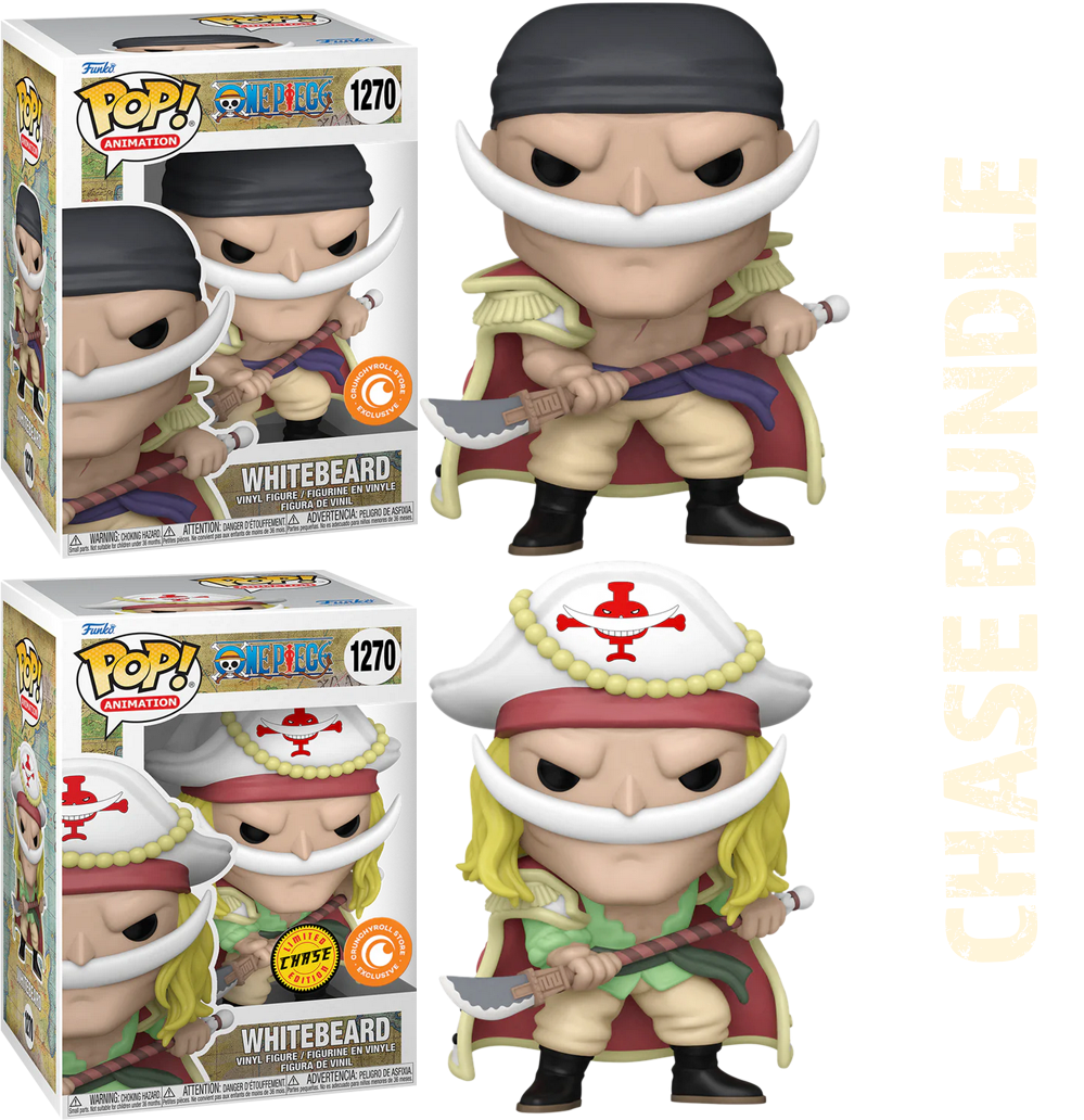ONE PIECE - Whitebeard Pop! Vinyl - CRUNCHYROLL EXCLUSIVE CHASE BUNDLE