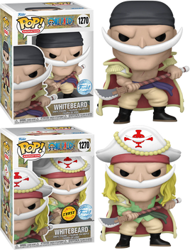 ONE PIECE - Whitebeard Pop! Vinyl - CHASE BUNDLE