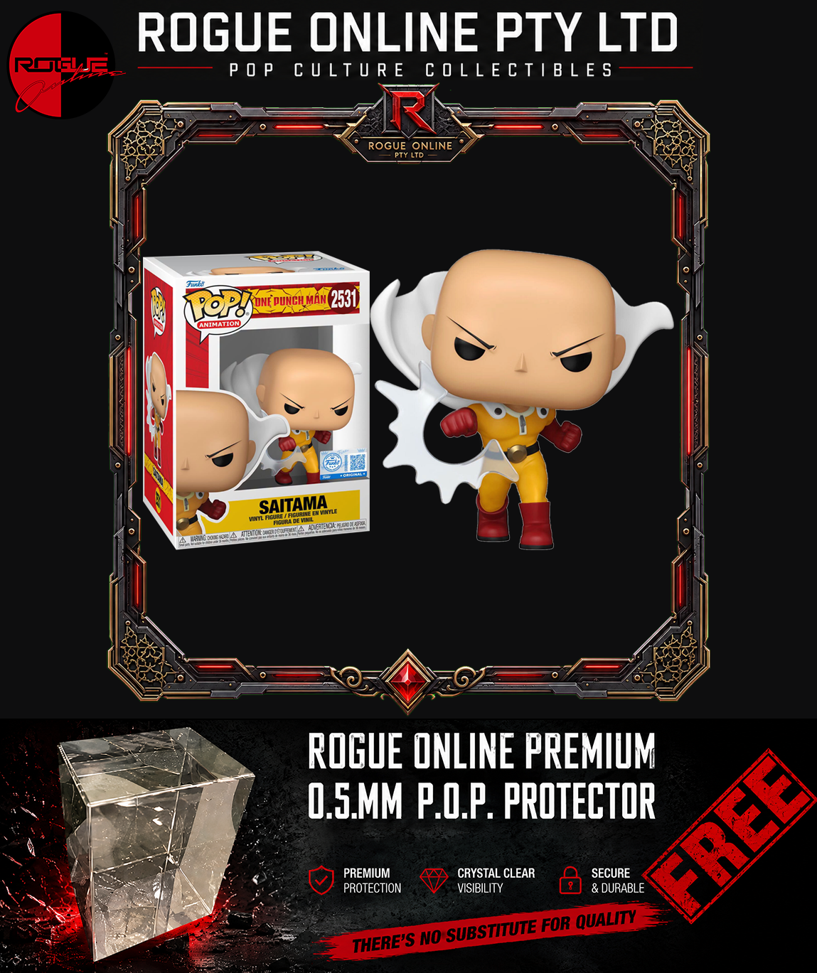 PRE-ORDER - ONE PUNCH MAN - SAITAMA (PUNCHING) POP! VINYL FIGURE