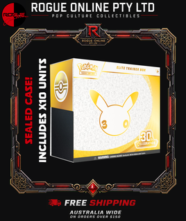 PRE-ORDER - POKÉMON TCG: 30th CELEBRATION ELITE TRAINER BOX - SEALED CASE OF x10 UNITS