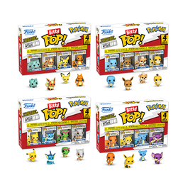 PRE-ORDER - POKEMON - Bitty Pop! Vinyl Figure 4-Pack - BUNDLE (SET OF 4)
