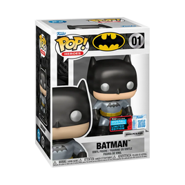 PRE-ORDER - DC HEROES - DC COMICS BATMAN (METALLIC) POP! VINYL + FUNKO HARD STACK - 2025 NYCC 2000PCS LIMITED EDITION