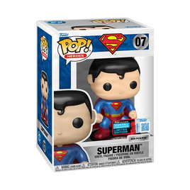 DC HEROES - DC COMICS SUPERMAN (METALLIC) POP! VINYL + FUNKO HARD STACK - 2025 NYCC 400PCS LIMITED EDITION