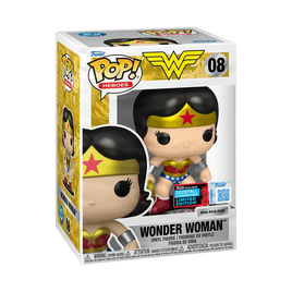 DC HEROES - DC COMICS WONDERWOMAN (METALLIC) POP! VINYL + FUNKO HARD STACK - 2025 NYCC 500PCS LIMITED EDITION