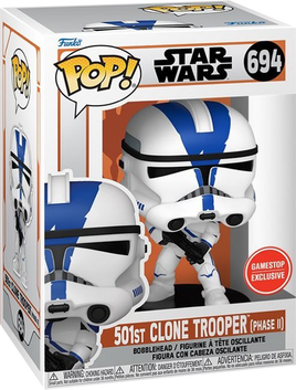 STAR WARS: 501st Clone Trooper (Phase II) Pop! Vinyl - GAMESTOP EXCLUSIVE