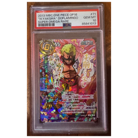 ONE PIECE - 2013 MBC - H.Yaksha Dolflamingo SUPER OMEGA RARE - PSA 10 #85841013