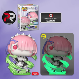 PRE-ORDER - Re:ZERO - RAM (GLOW) POP! VINYL - OFFICIAL CHALICE PRE-RELEASE EDITION