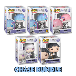 Re:ZERO - STARTING LIFE IN ANOTHER WORLD POP! VINYL FIGURE - CHASE BUNDLE (SET OF 5)