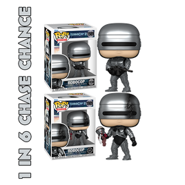 PRE-ORDER - ROBOCOP 2 - ROBOCOP (METALLIC) POP! VINYL FIGURE - 1 IN 6 CHASE CHANCE