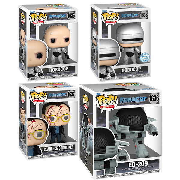 ROBOCOP Pop! Vinyl Figure - (BUNDLE SET OF 4)| Rogue Online