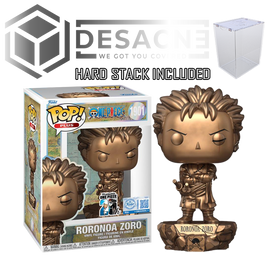 ONE PIECE - Figurine Pop! en vinyle 25e anniversaire de Roronoa Zoro - EXCLUSIVITÉ FUNKO + DESACNE HARD STACK - ÉDITION IMPORTÉE AUX ÉTATS-UNIS