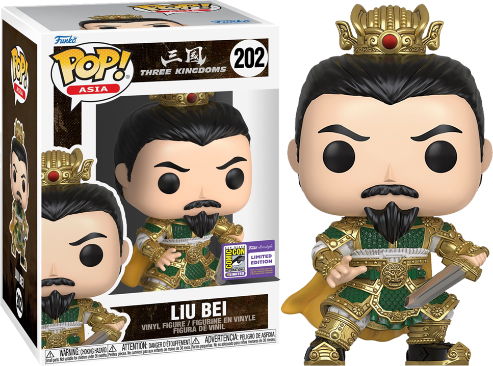 2023 SDCC - THE THREE KINGDOMS: Liu Bei Pop! Vinyl Figure