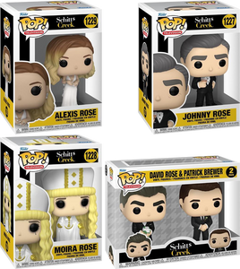 Figurine en vinyle Pop! de Shitt's Creek - (lot de 4)