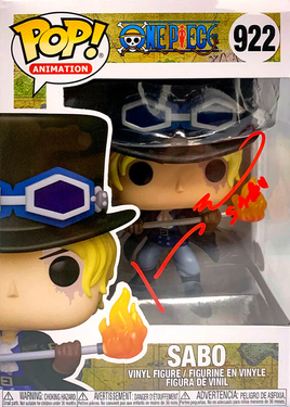 ONE PIECE: Sabo Pop! Vinyl SIGNED by English Voice Actor, Johnny Yong Bosch - JSA CERTIFIED