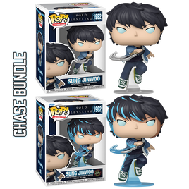SOLO LEVELING - Sung Jinwoo #1982 Pop! Vinyl Figure - CHASE BUNDLE