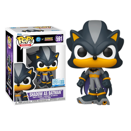 Justice League x Sonic the Hedgehog - Shadow as Batman Pop! Vinyl - EXCLUSIVE EDITION