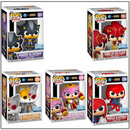 Justice League x Sonic the Hedgehog - The League of Sonic Pop! Vinyl Figure Bundle (Set of 5)