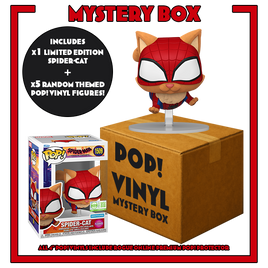 PRE-ORDER - MARVEL - SPIDER-CAT POP! VINYL - MYSTERY BOX (INCLUDES SPIDER-CAT 5000PCS LIMITED EDITION & 5 POP! VINYL) - LIMITED EDITION