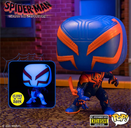 Spider-Man: Across the Spider-Verse Spider-Man 2099 Glow Pop! Vinyl - EE EXCLUSIVE