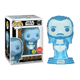 STAR WARS - Qui-Gon Jinn (FORCE GHOST) GLOW Pop! Vinyl Figure - GAMESTOP EXCLUSIVE