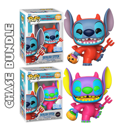 LILO & STITCH - DEVILISH STITCH POP! VINYL EXCLUSIVE - CHASE BUNDLE