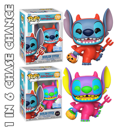 LILO & STITCH - DEVILISH STITCH POP! VINYL EXCLUSIVE - 1 IN 6 CHASE CHANCE