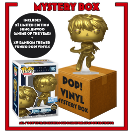 PRE-ORDER - SOLO LEVELING - SUNG JINWOO (ANIME OF THE YEAR) POP! VINYL - MYSTERY BOX (INCLUDES SUNG JINWOO (ANIME OF THE YEAR) LIMITED EDITION & 9 POP! VINYL) - LIMITED EDITION - IN STOCK