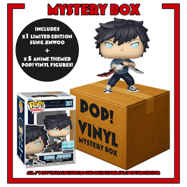 PRE-ORDER - SOLO LEVELING - SUNG JINWOO POP! VINYL SUPREME LIMITED EDITION - MYSTERY BOX (INCLUDES SUNG JINWOO & 5 POP! VINYL)
