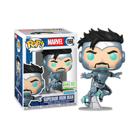 PRE-ORDER - MARVEL - SUPERIOR IRON MAN POP! VINYL - 5000PCS LIMITED EDITION EXCLUSIVE + FUNKO STACK