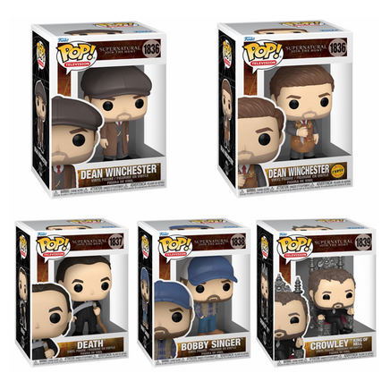 SUPERNATURAL - POP! VINYL FIGURE - 1 IN 6 CHASE CHANCE BUNDLE (SET SUPERNATURAL - POP! VINYL FIGURE - 1 IN 6 CHASE CHANCE BUNDLE (SET