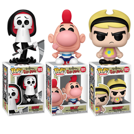 THE GRIM ADVENTURES OF BILLY & MANDY - Pop! Vinyl Figure - BUNDLE SET OF 3