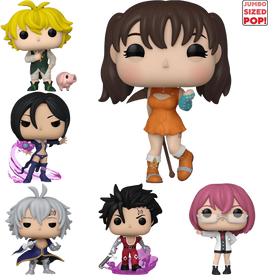 Seven Deadly Sins Pop! Vinyl Figure - (Bundle Set of 6)