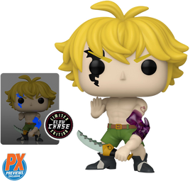 THE SEVEN DEADLY SINS: Meliodas Demon Mode Pop! Vinyl - PX EXCLUSIVE CHASE BUNDLE