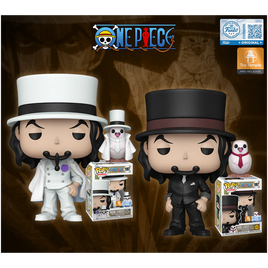 ONE PIECE - Rob Lucci with Hattori Pop! Vinyl - CHASE BUNDLE TOY TEMPLE EXCLUSIVE PRE-RELEASE EDITION