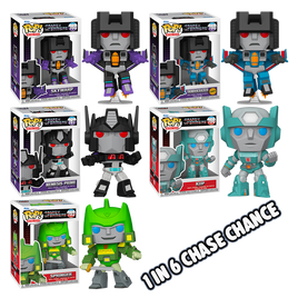 PRE-ORDER - TRANSFORMERS -  POP! VINYL FIGURE - 1 IN 6 CHASE CHANCE BUNDLE (SET OF 4)