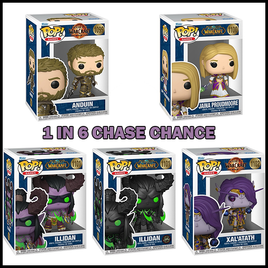 WORLD OF WARCRAFT - Pop! Vinyl Figure - 1 IN 6 CHASE CHANCE - BUNDLE (SET OF 4)