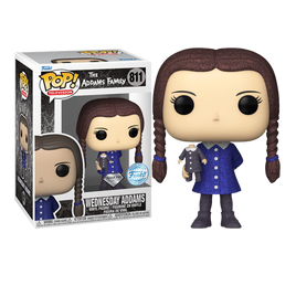 PRE-ORDER - Addams Family (TV) - Wednesday Exclusive Diamond Glitter Pop! Vinyl Figure - IN STOCK
